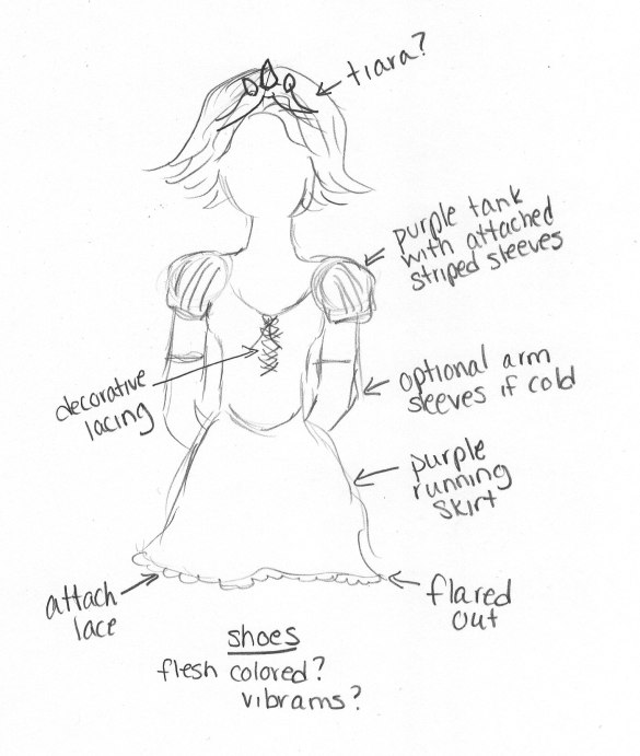 rapunzel half marathon costume