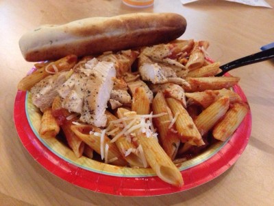 pre-race penne pasta