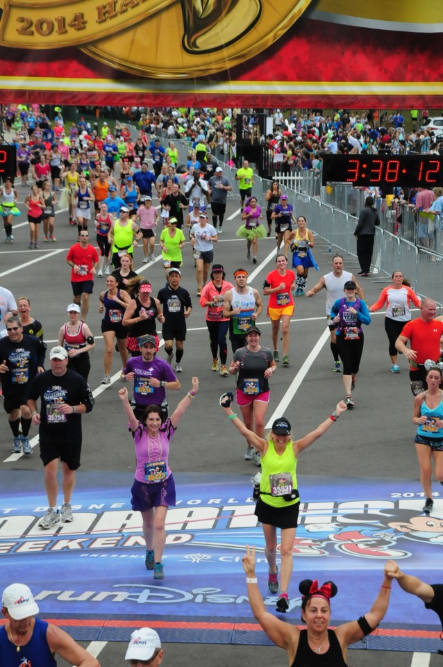 finishing a disney half marathon