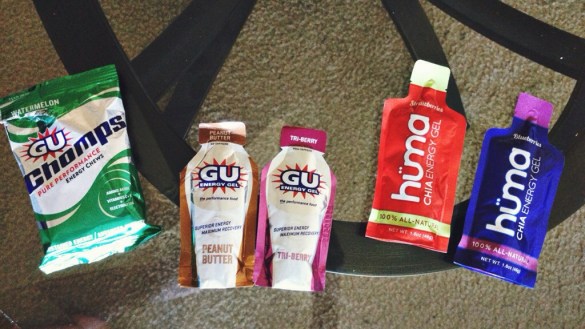 running gels and chews