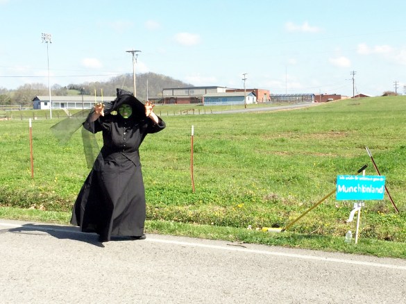 wizard of oz themed water stop